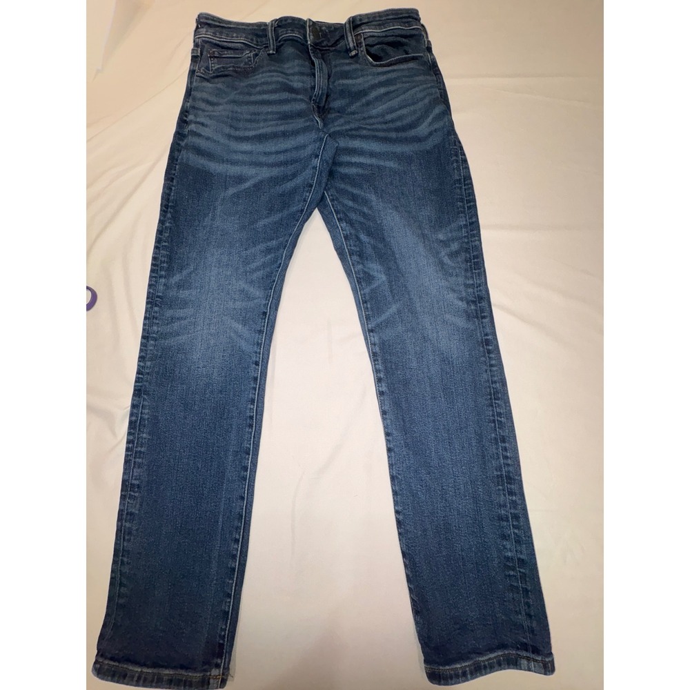 American Eagle Airflex+ Slim Jeans Mens 33x30 Blue Medium Wash Stretch Denim